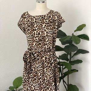 Leopard print dress